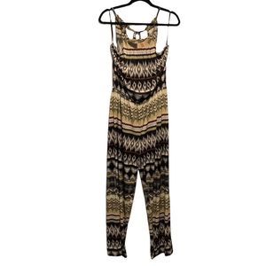 Aztec Print Jumpsuit